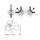 4-way valve (on flange plate)