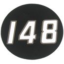 Decal 148 Round - Sticker Only