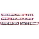 Decal Kit for David Brown 770 Selectamatic, Ref.:...