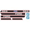 Aufkleber Ford 5610 Force 2 rot & Black