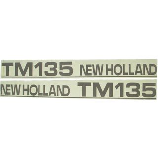Aufkleber New Holland TM135 - Set Old Type