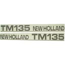 Aufkleber New Holland TM135 - Set Old Type