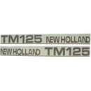 Aufkleber New Holland TM125 - Set Old Type