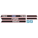 Aufkleber Kit Ford 7810 rot & Black